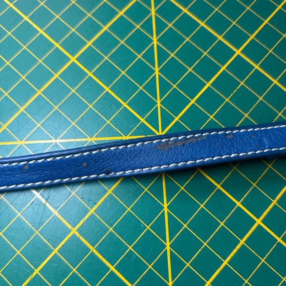 Vintage Coach Blue monogram logo clutch pouch - Picture 8 of 16